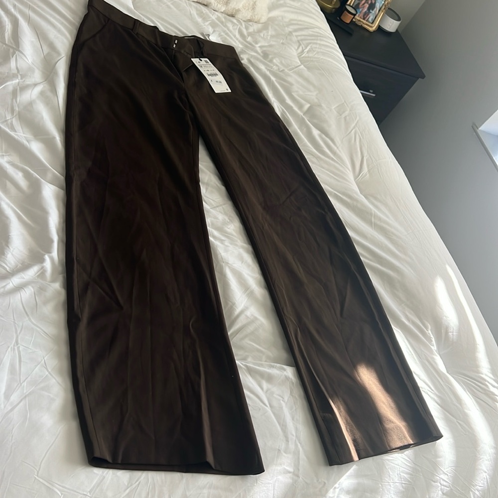 NWT Zara Trousers in brown